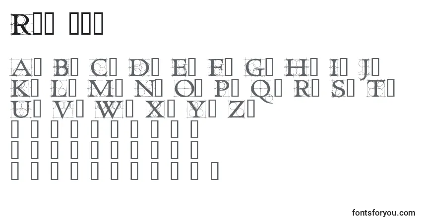 characters of rod ffy font, letter of rod ffy font, alphabet of  rod ffy font